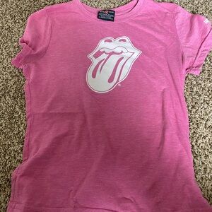 Pink Rolling Stones T-Shirt